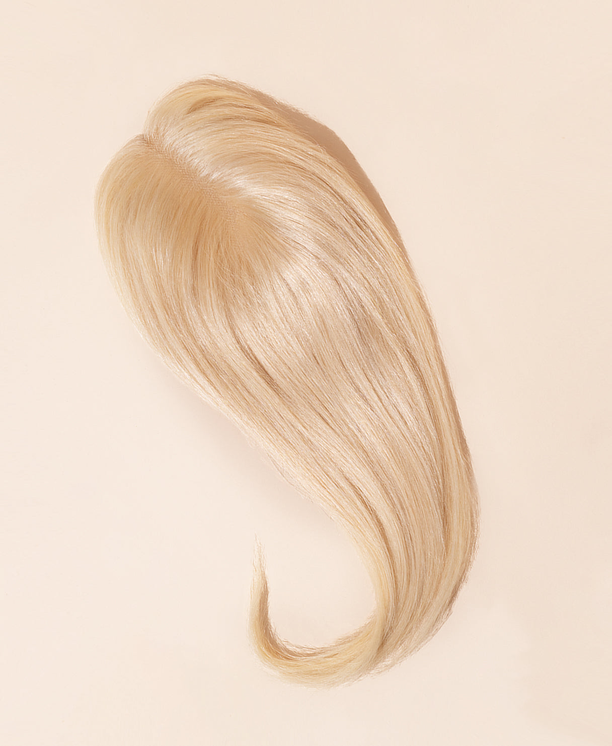 hair topper 12" platinum blonde.