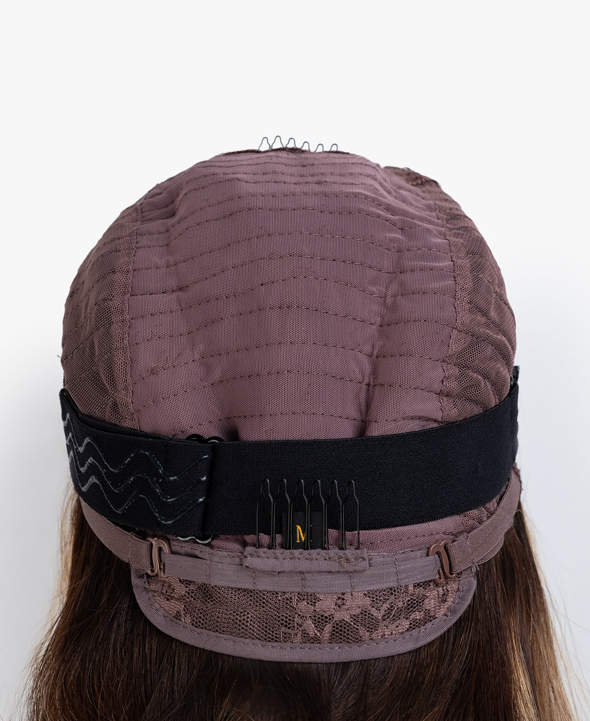 Brown wig cap
