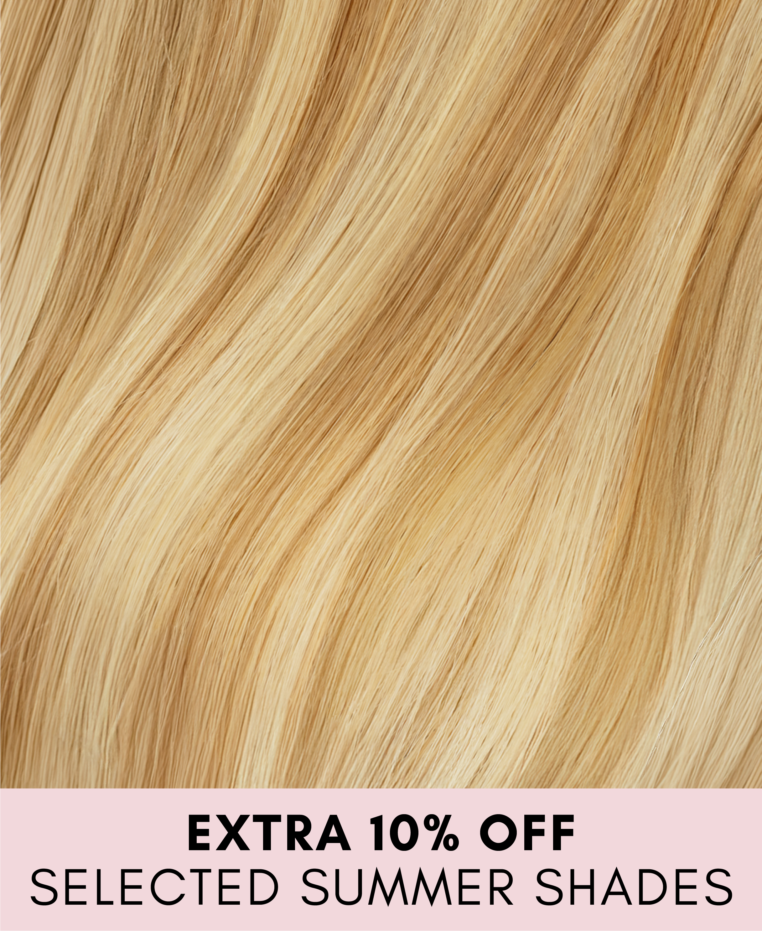 clip-in hair extensions golden highlights.