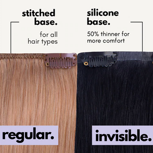 Instant Invisible Strand Extensions Invisible hair extensions | 100% human hair | Irresistible Me.