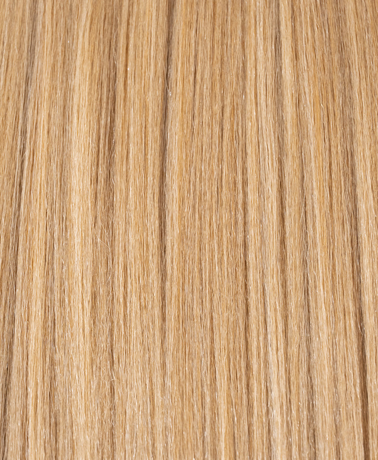 vegan fiber flipped ends ponytail - honey blonde 17".