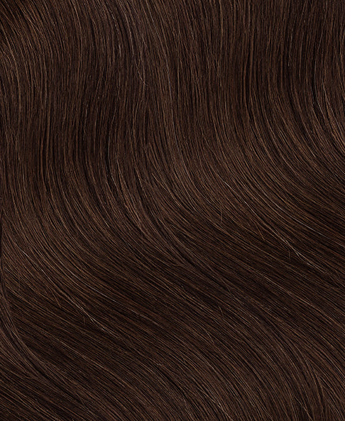 tape-in hair extensions #4 medium brown.