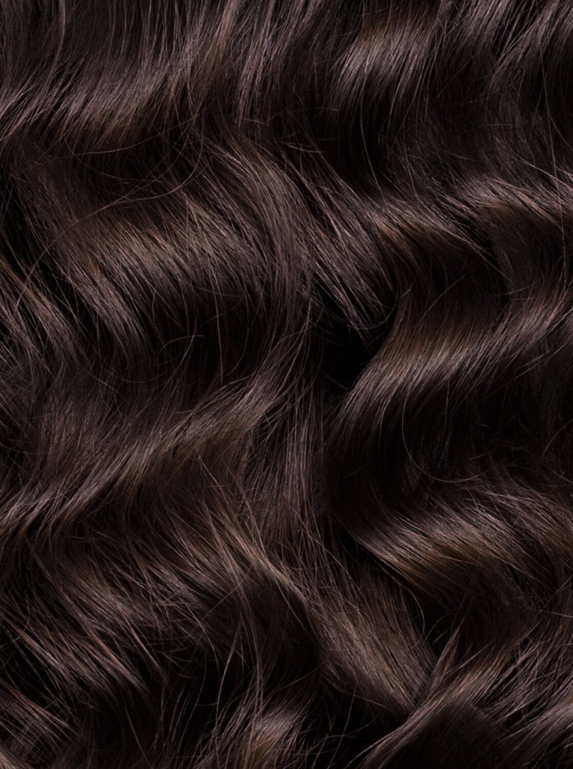 curly tape-in hair extensions chocolate brown.