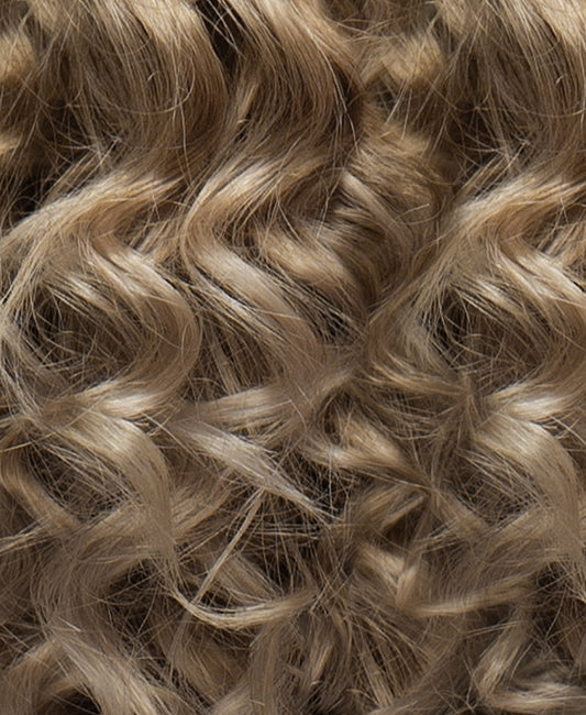 curly ponytail - #10 ash blonde.
