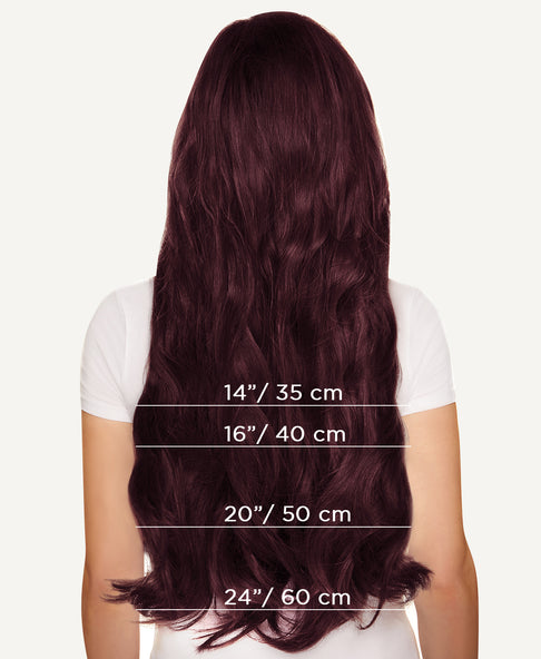 Cherry red human hair extensions Clearance