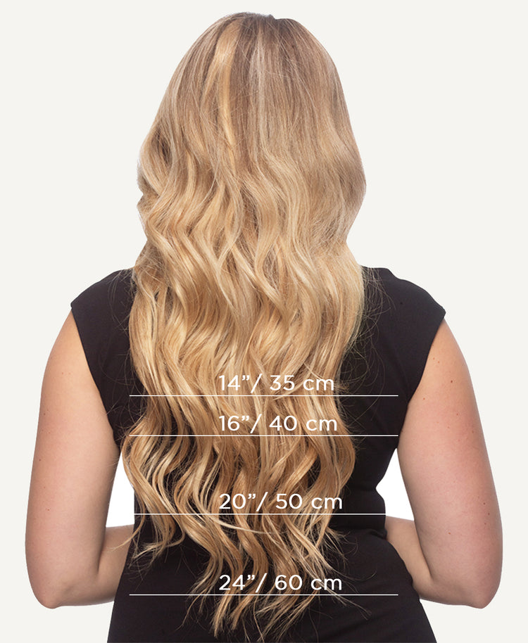 clip-in hair extensions #28 honey blonde.