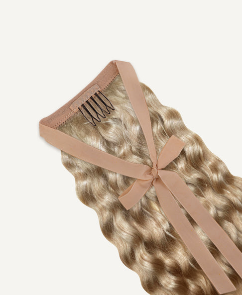 curly ponytail - #28 honey blonde.