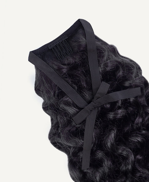 curly ponytail - #1 jet black.