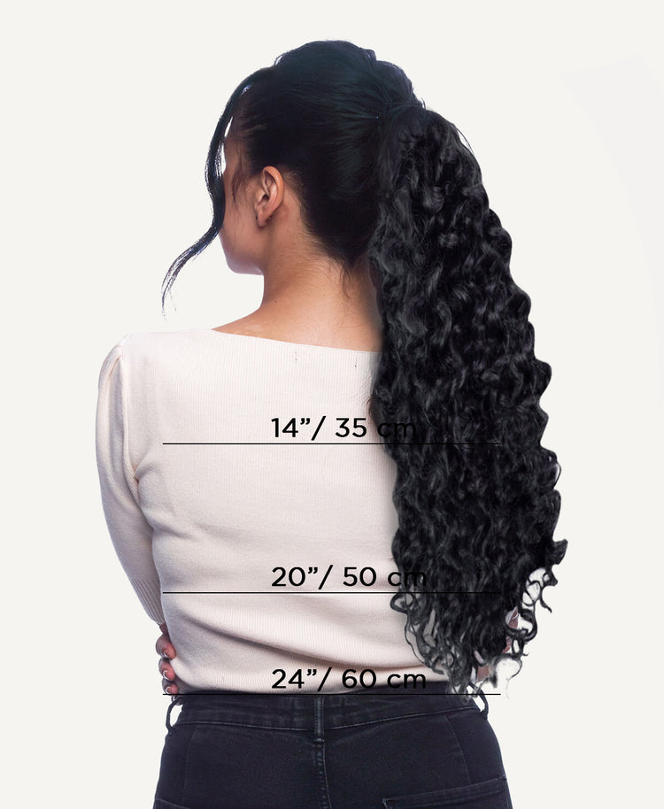 curly ponytail - #1 jet black.