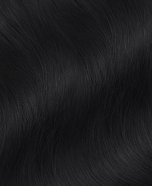 tape-in hair extensions #1 jet black.