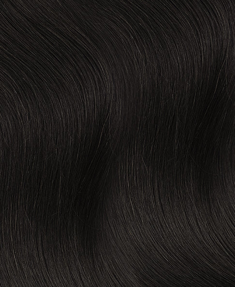 tape-in hair extensions #1b natural black.